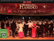 Tablet Screenshot of barcelonayflamenco.com